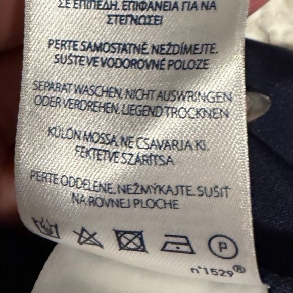 Chaps Navy Blue‎ Lace Sleeveless Dress - Elegant Party Cocktail Size 4 - Picture 6 of 9